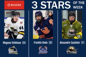 NOJHL names its Rogers 3 Stars of the Week